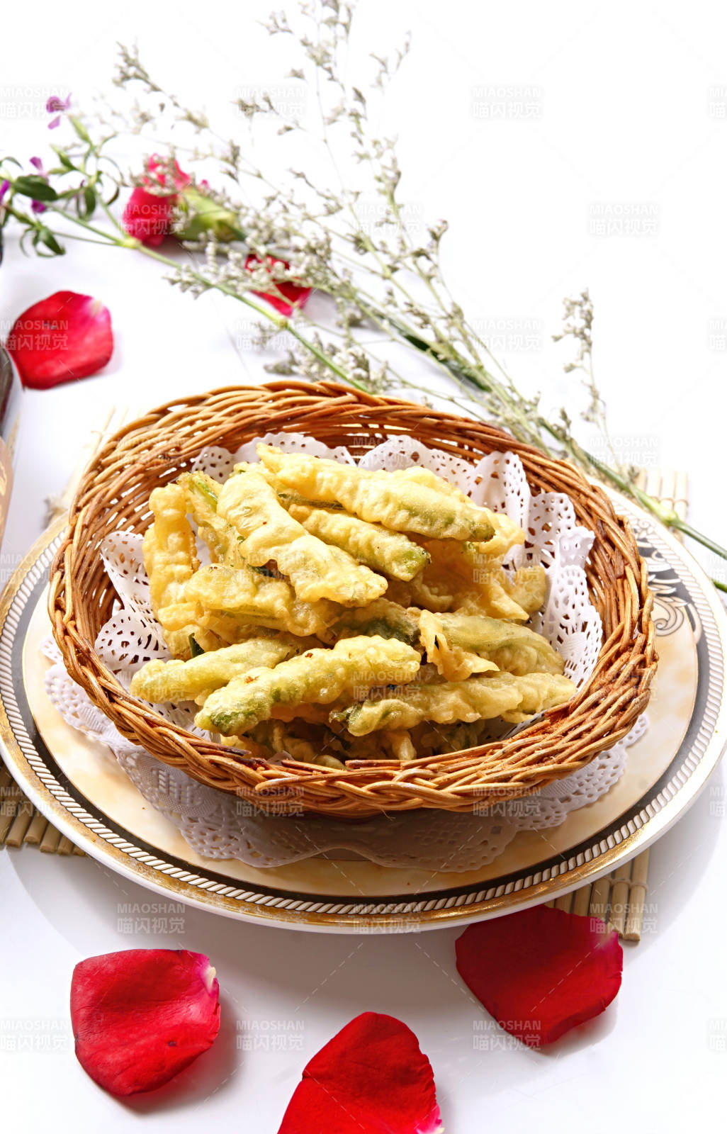 竹筐时蔬天妇罗