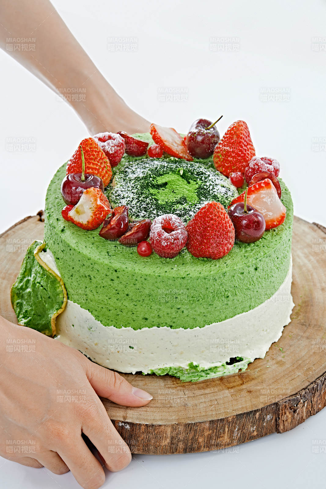鮮果抹茶禪意鮮奶蛋糕