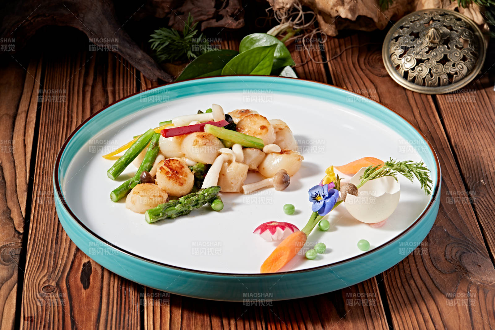 粤菜鲜芦笋烧澳带贻贝