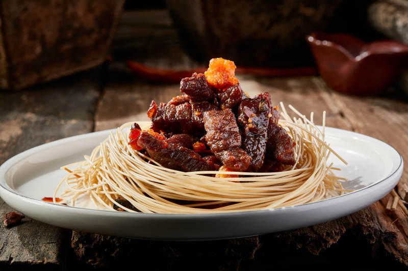 油炸香辣风干牛肉干