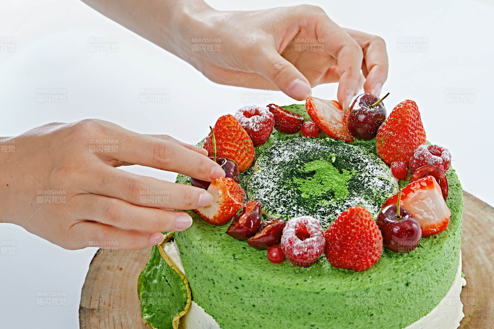 鲜果抹茶禅意鲜奶蛋糕