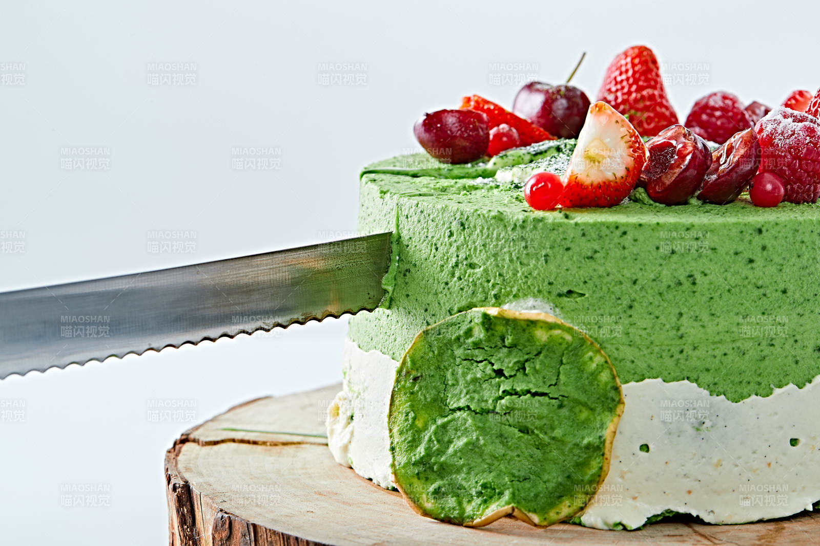鲜果抹茶禅意鲜奶蛋糕