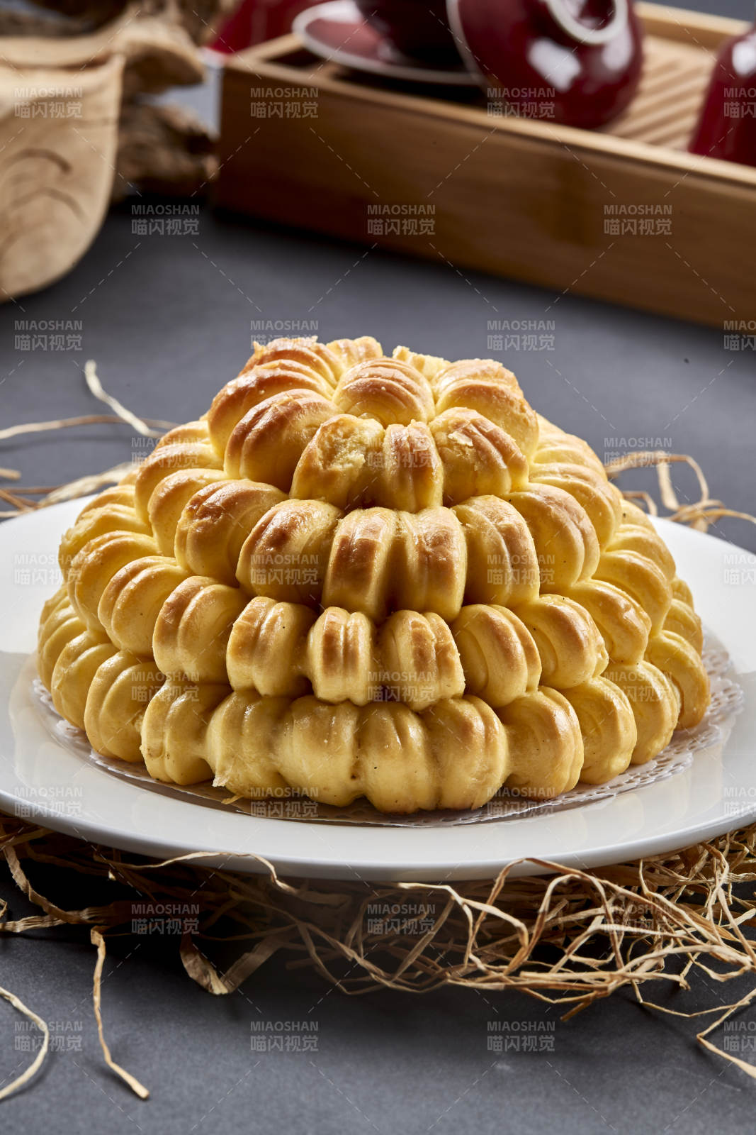 面点主食香烤大花馍花开富贵