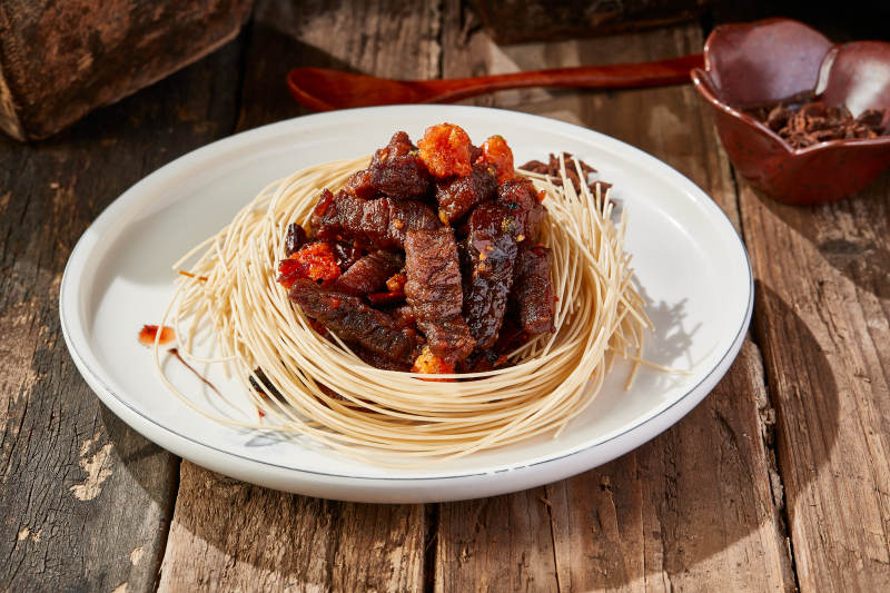 油炸香辣风干牛肉干