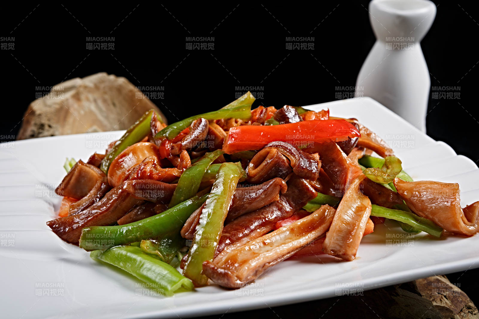 杭椒彩椒爆肚條