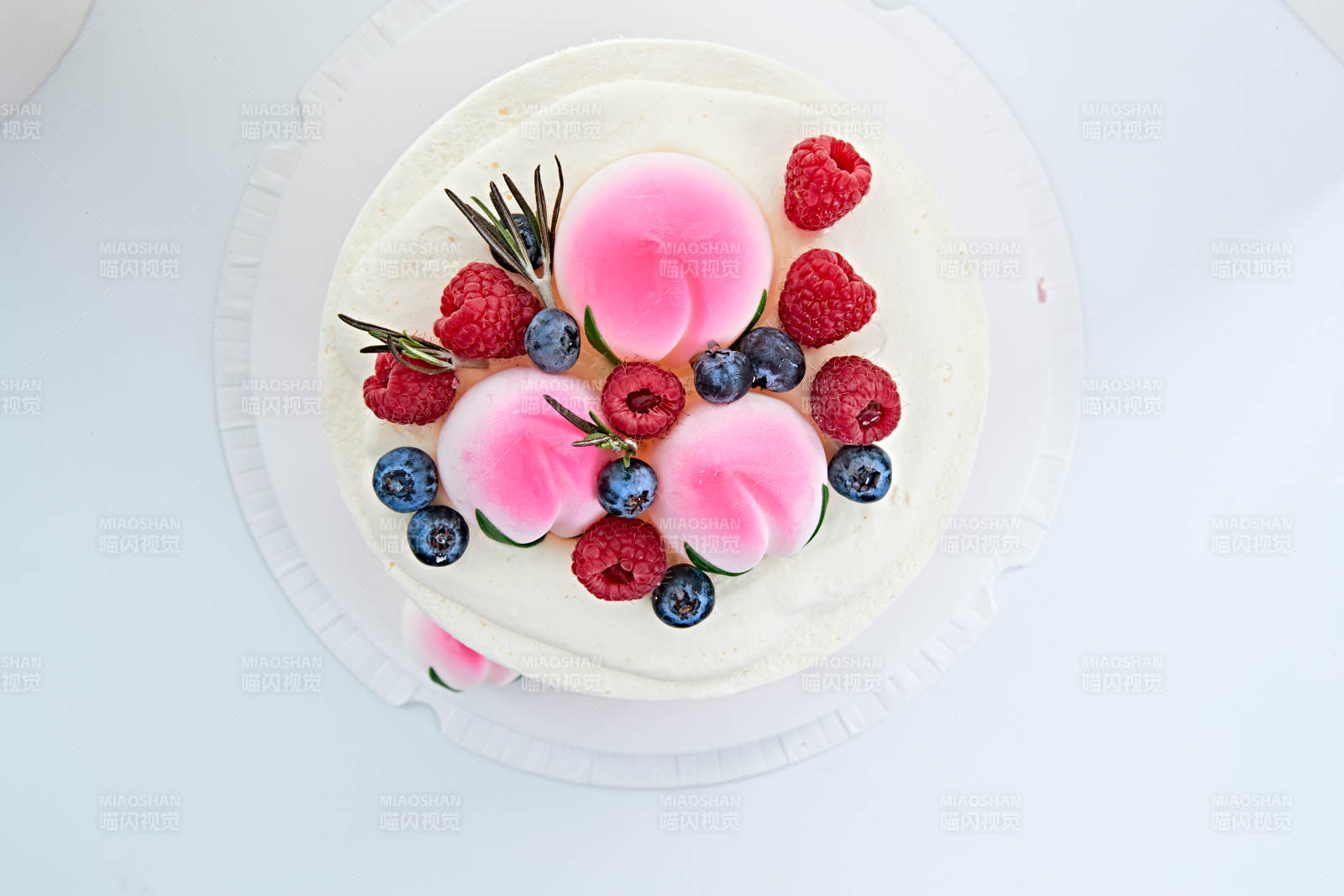 桃喜祝壽法芙娜白巧沁乳酪低糖低脂蛋糕