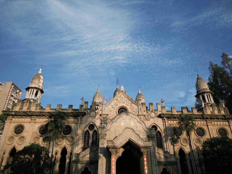 古堡式建筑风光