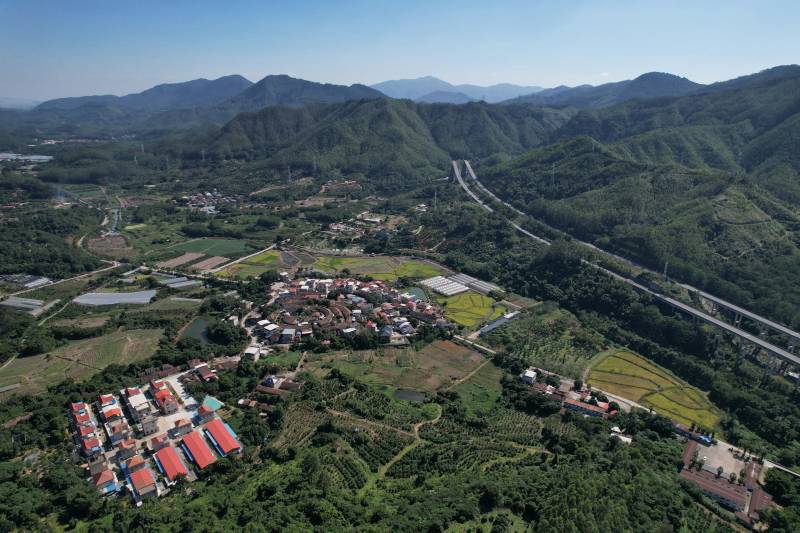 漳州 山间村落风光