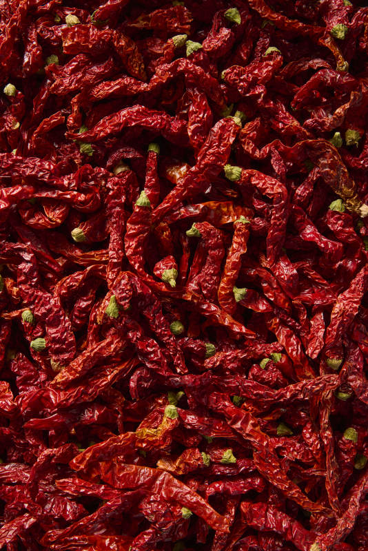 红辣椒堆