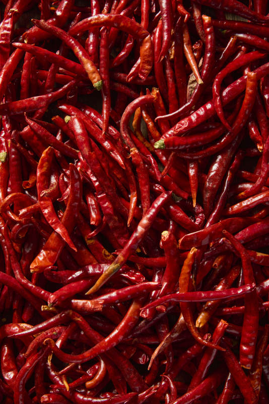 红辣椒堆叠