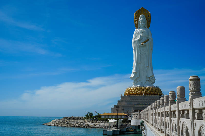 三亚南海观音雕像