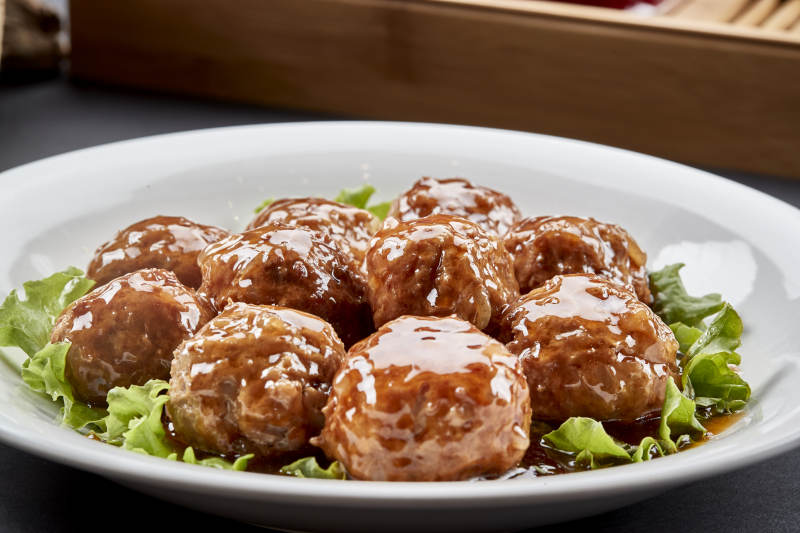 婚宴美食浇汁十全十美大丸子