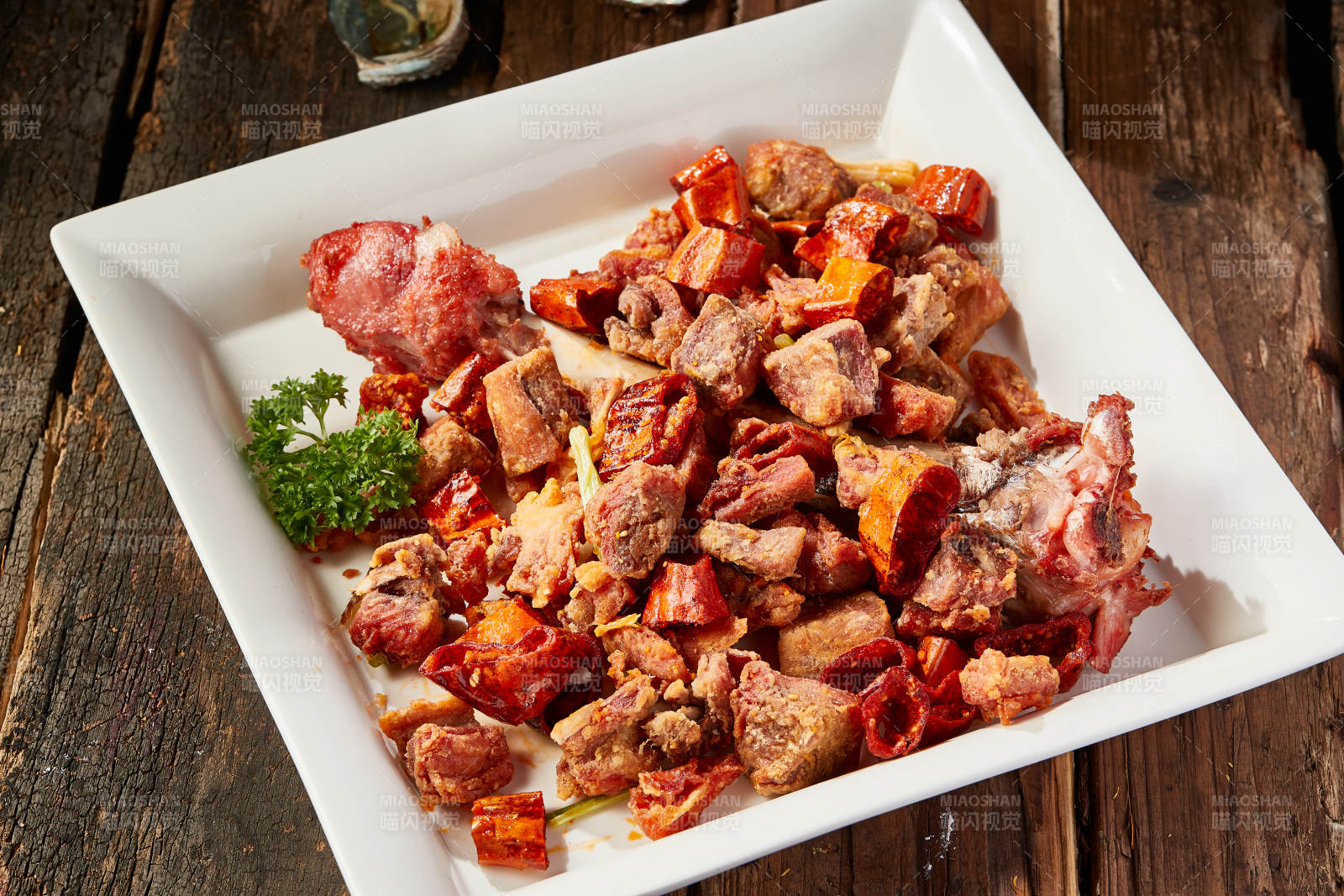 油炸香辣火鸡腿