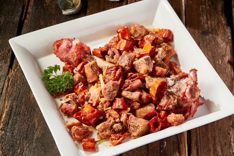 油炸香辣火鸡腿