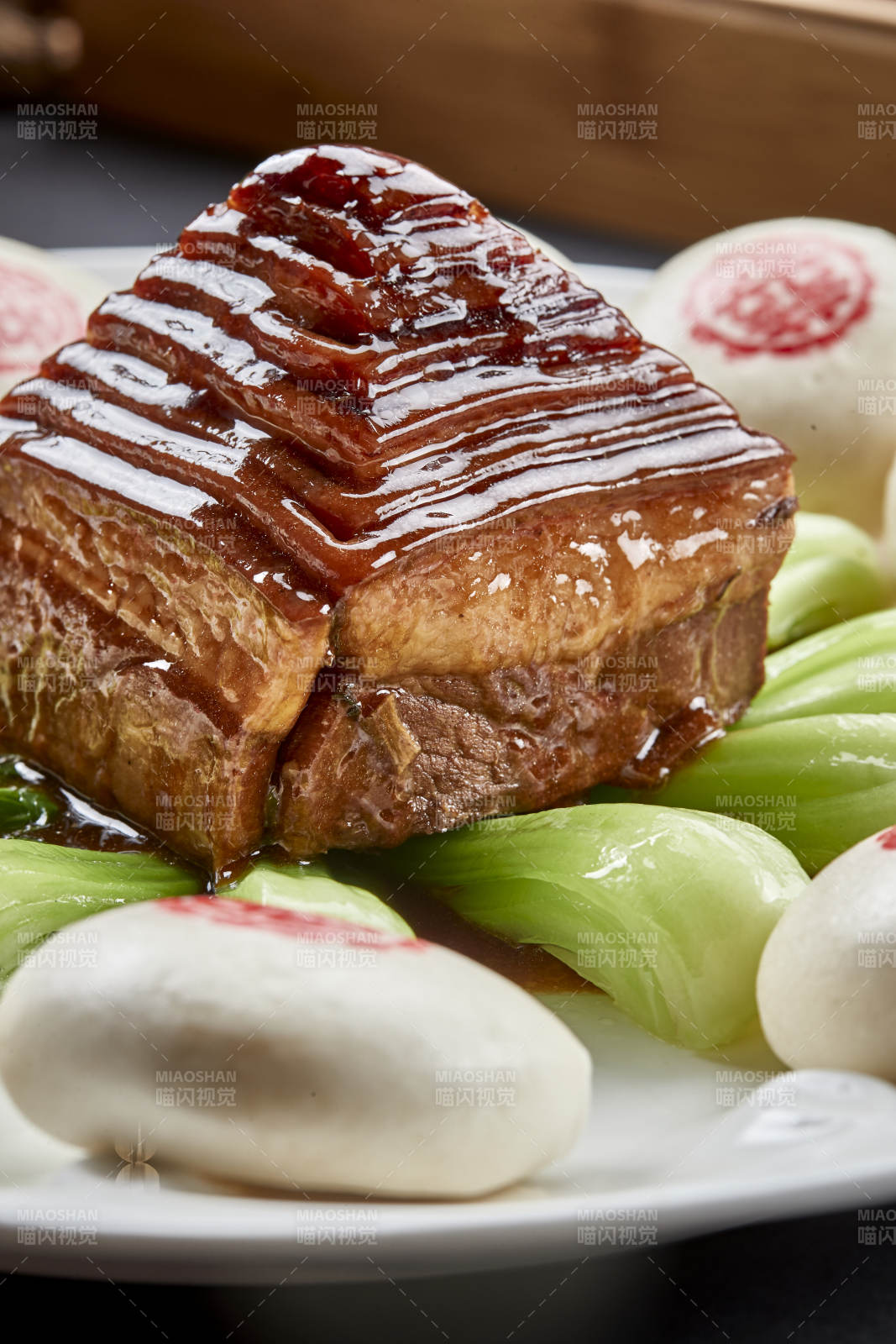 婚宴美食红喜花馍宝塔肉