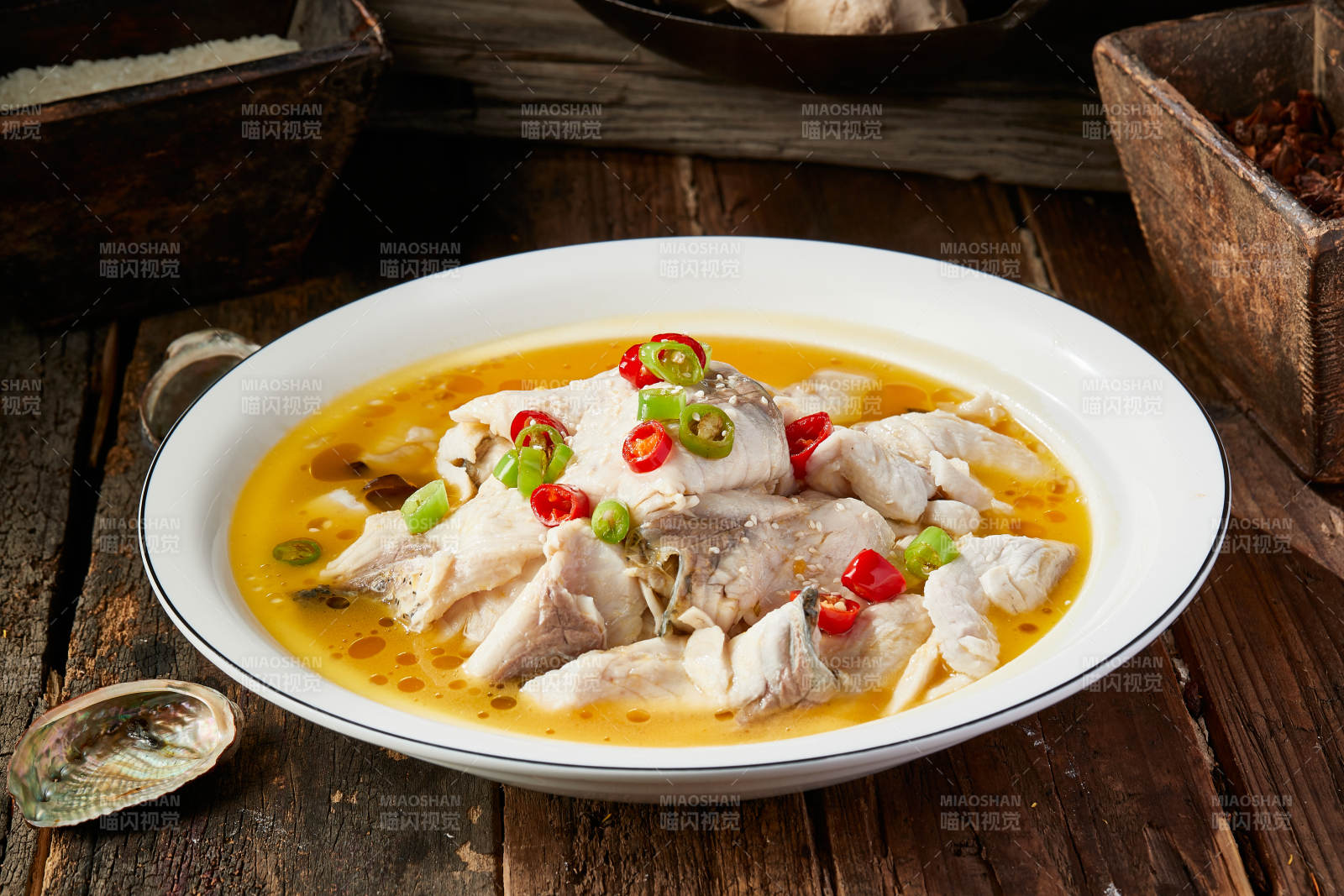 酸汤野生草鱼鱼片