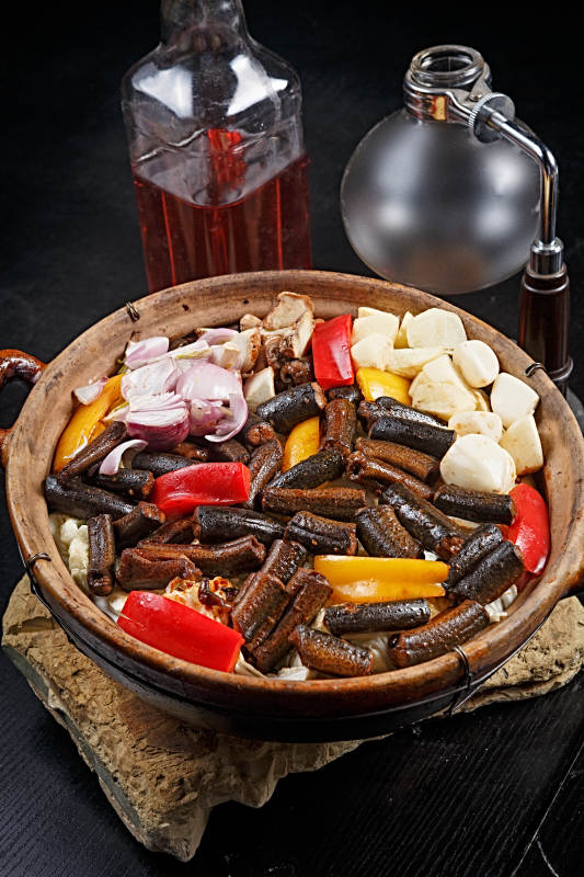 潮州生啫蒜香黄鳝煲