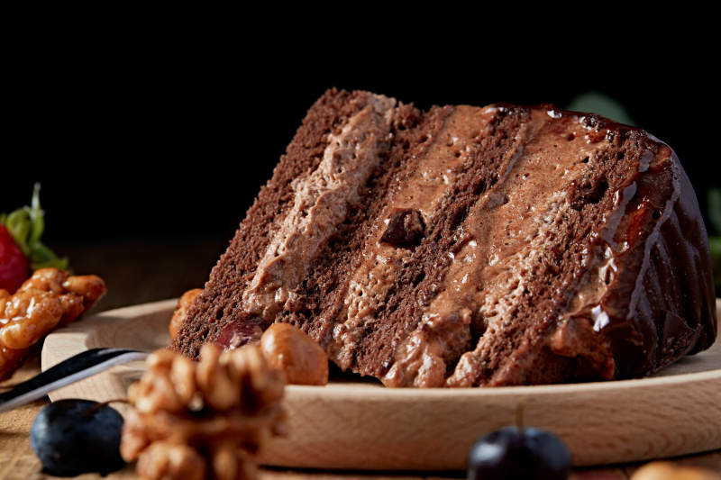 藍莓草莓車厘子巧克力鮮奶慕斯生日蛋糕