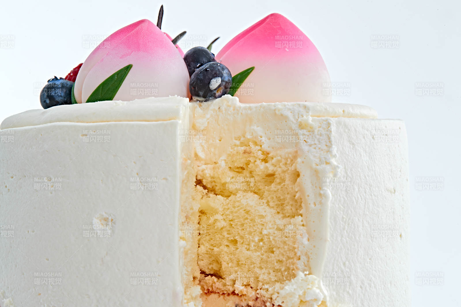 桃喜祝壽法芙娜白巧沁乳酪低糖低脂蛋糕