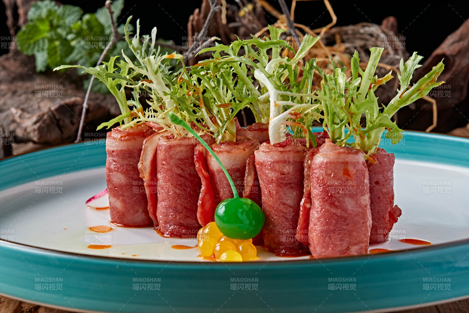 美味培根卷苦菊