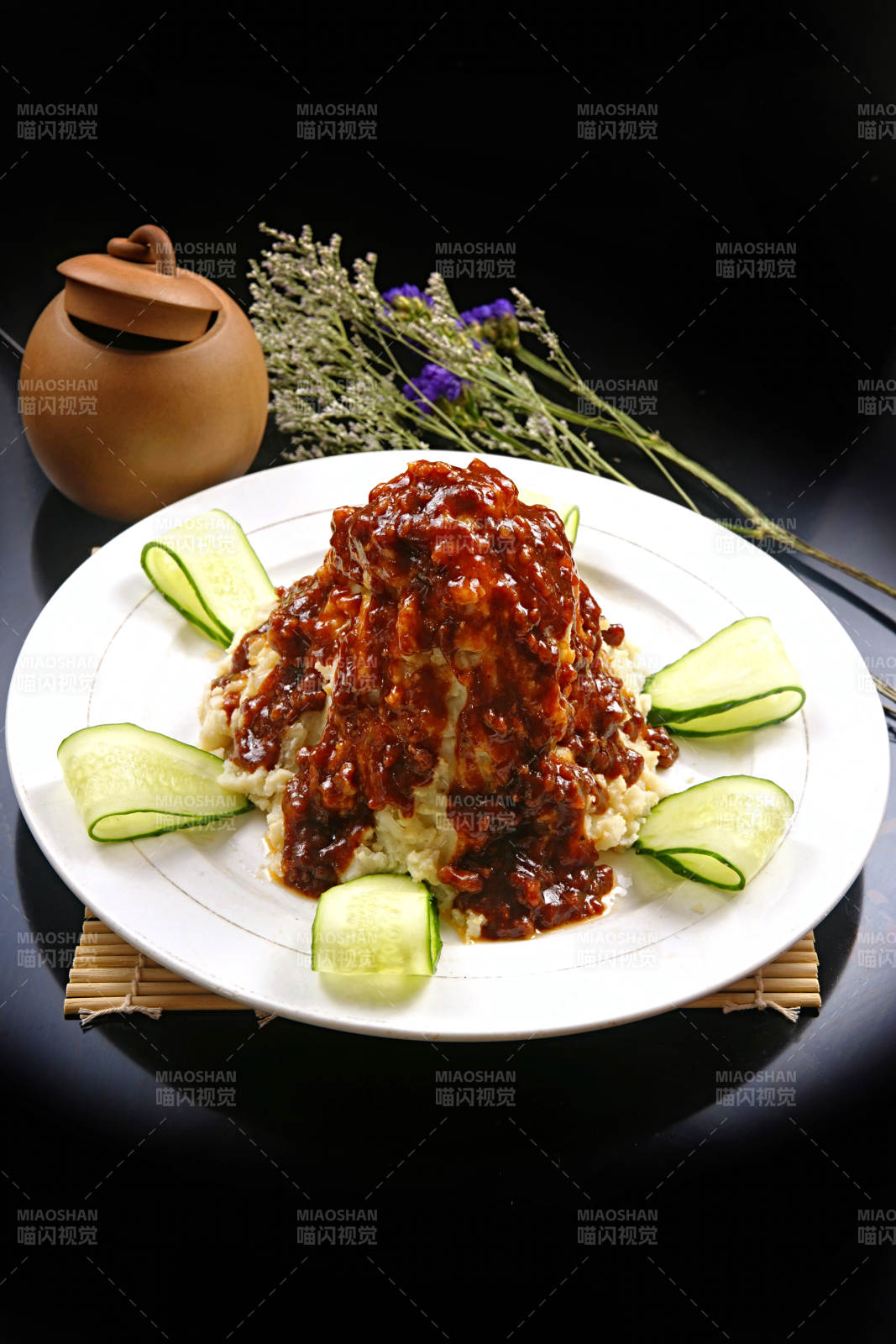 炸醬酸菜土豆泥