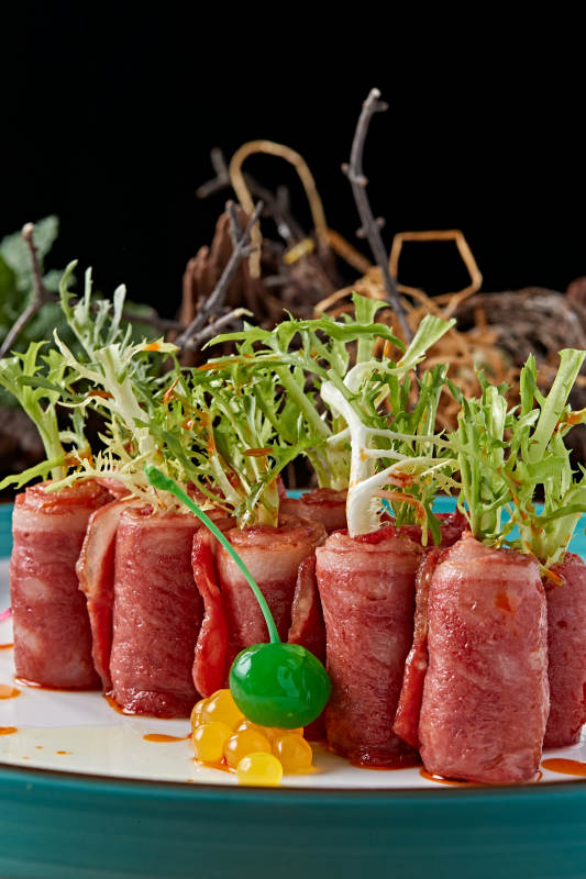 美味培根卷苦菊