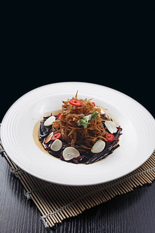 蒜香老咸菜拌银鱼