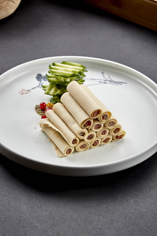 位菜阿拉斯深海帝王蟹腿肉配芥藍