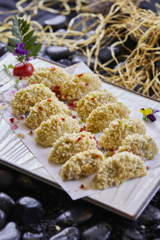 油炸大米锅巴里脊肉