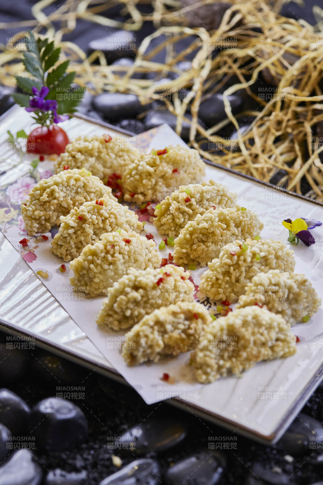 油炸大米锅巴里脊肉