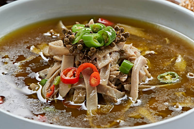 椒麻水煮猪肚丝