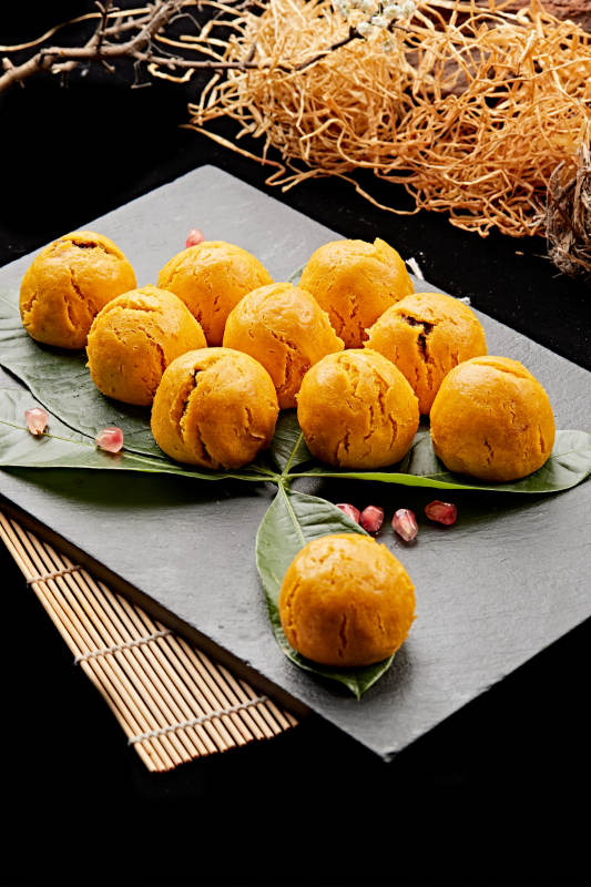 面豆馅开花黄馍馍