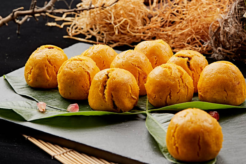 面豆馅开花黄馍馍