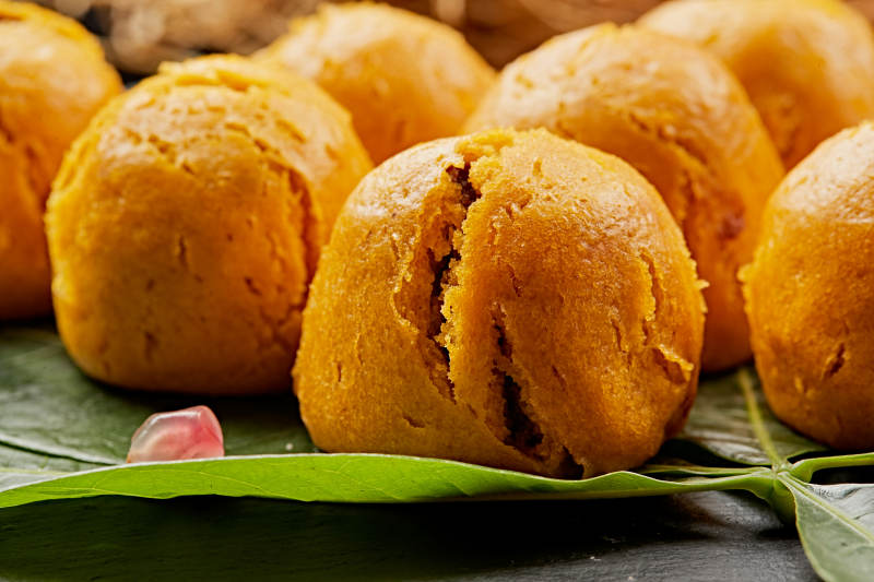 面豆馅开花黄馍馍