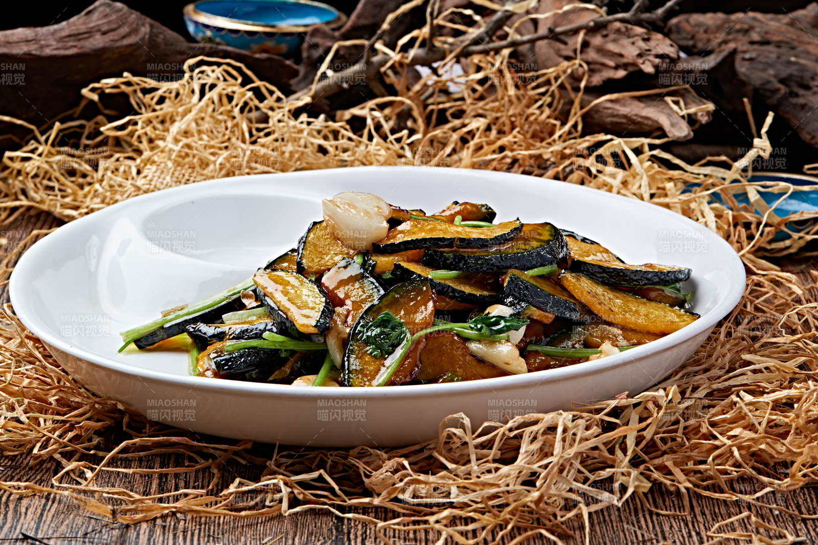 蒜香清炒小南瓜片