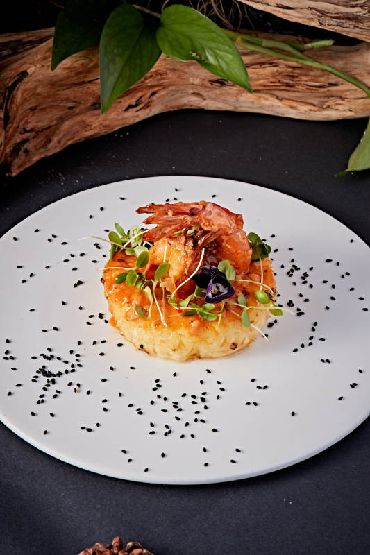 岩烧凤梨深海大红虾