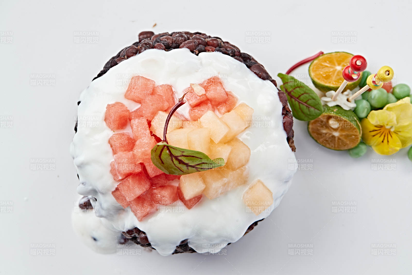 果粒酸奶蜜豆葡萄干