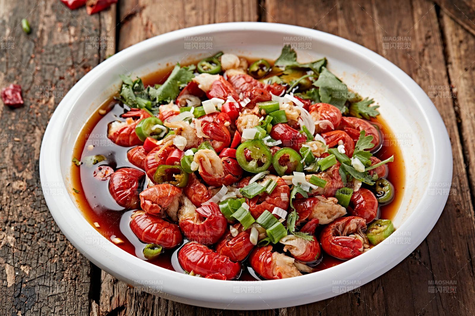 澆汁腌漬龍蝦尾