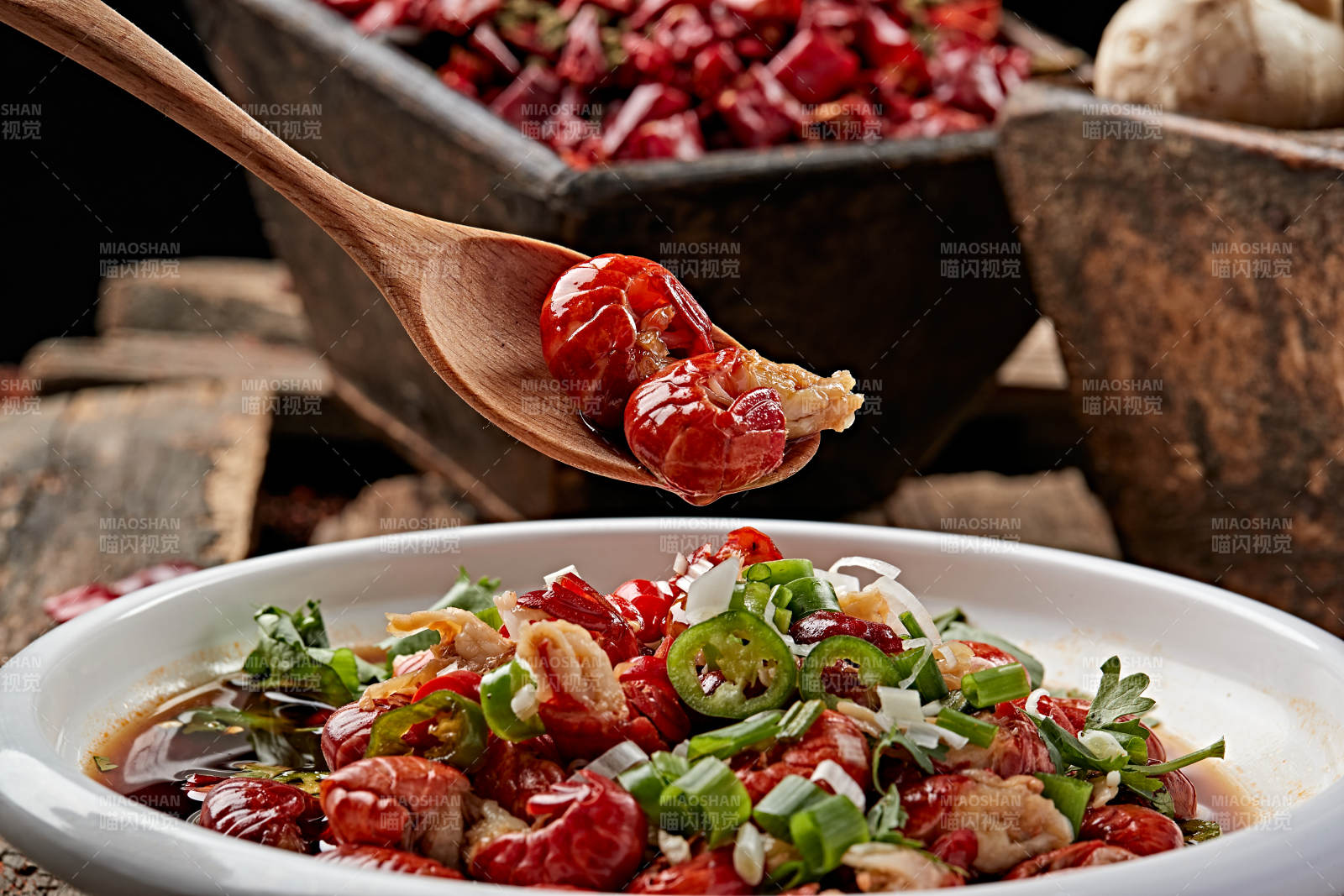 澆汁腌漬龍蝦尾