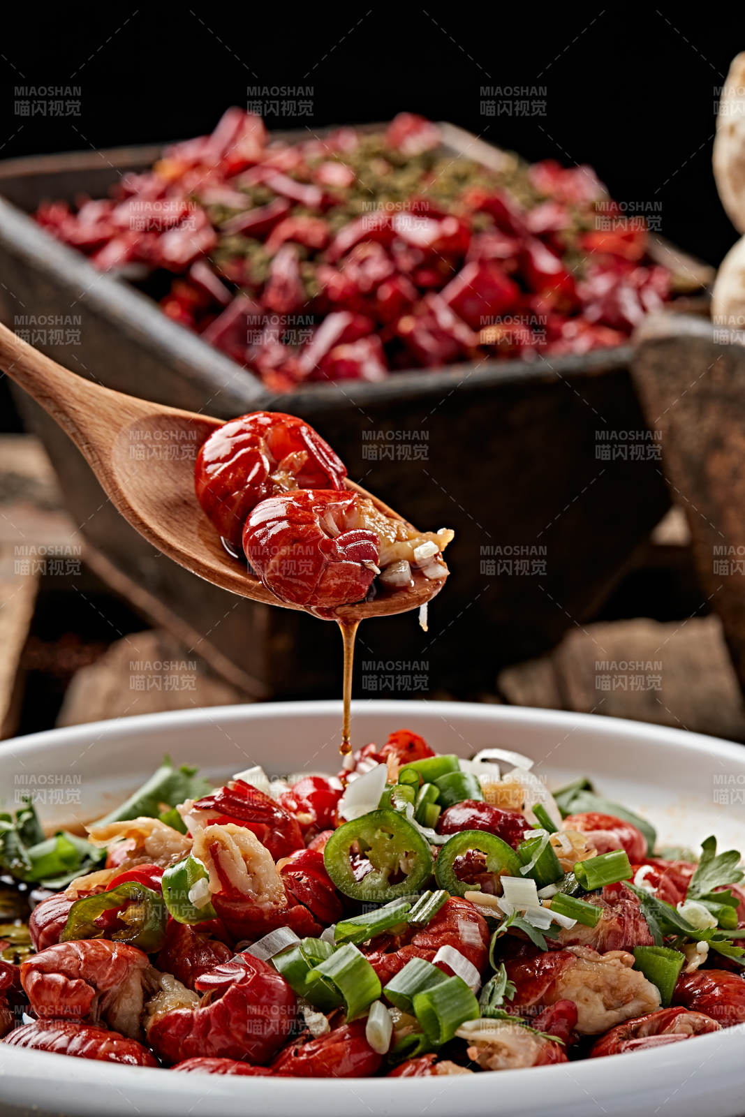 澆汁腌漬龍蝦尾