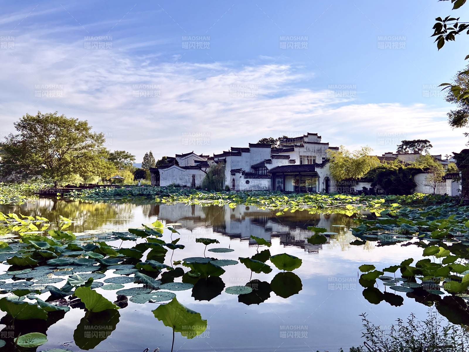 宏村江南水乡风光