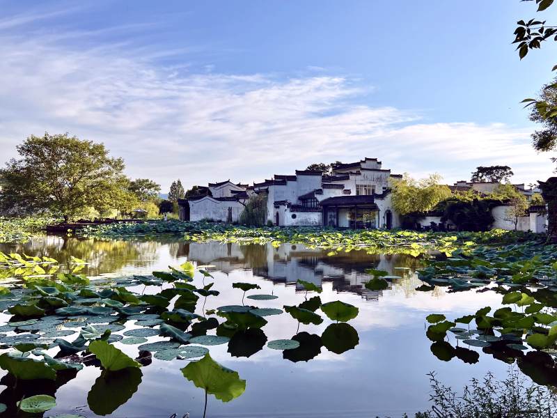 宏村江南水乡风光