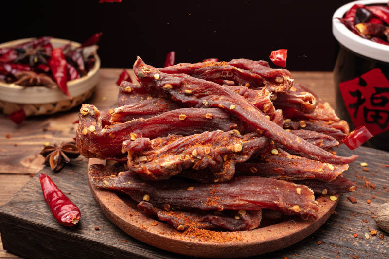 香辣牛肉干