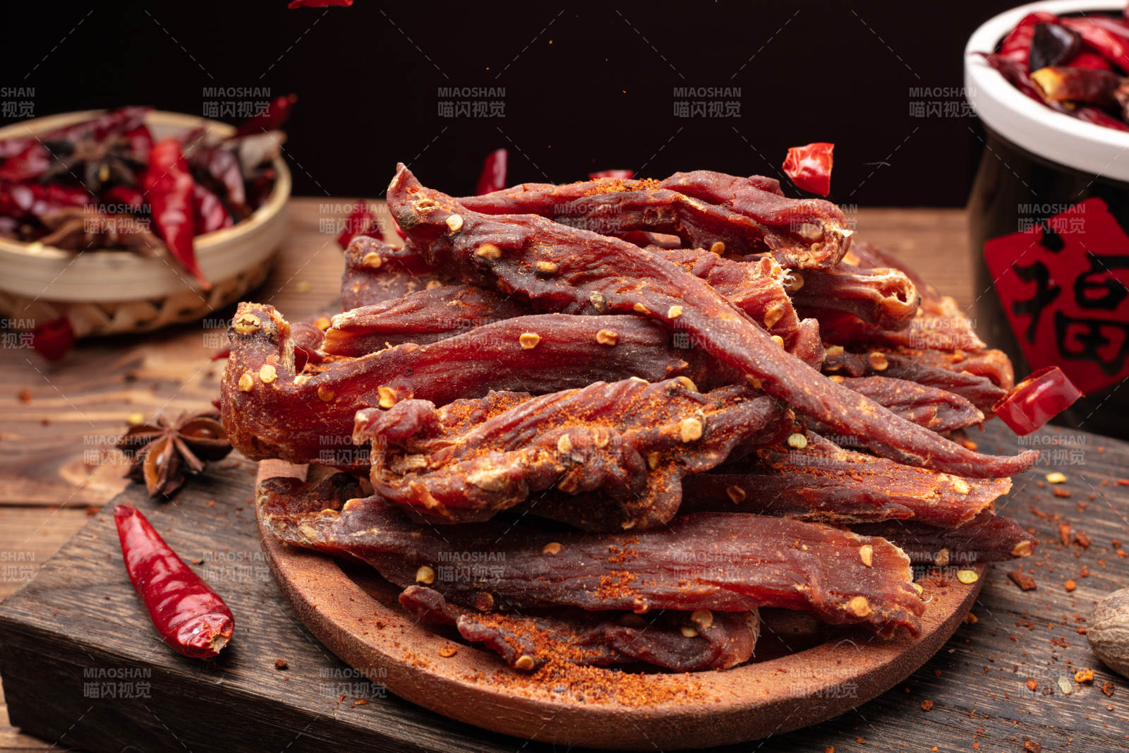香辣牛肉干
