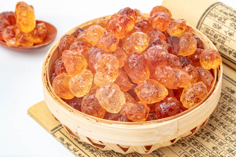 琥珀桃胶晶莹剔透