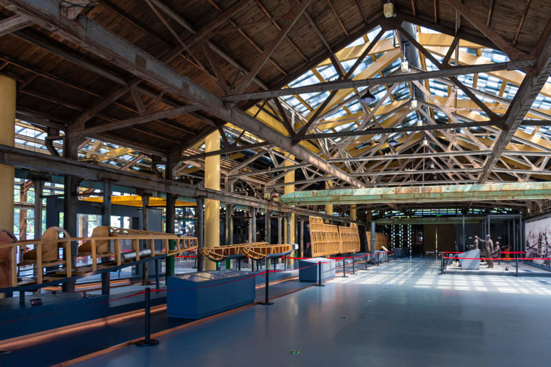 马尾船政现代展览馆内部