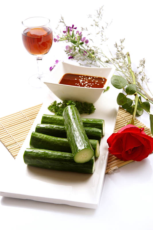 蘸酱鲜黄瓜