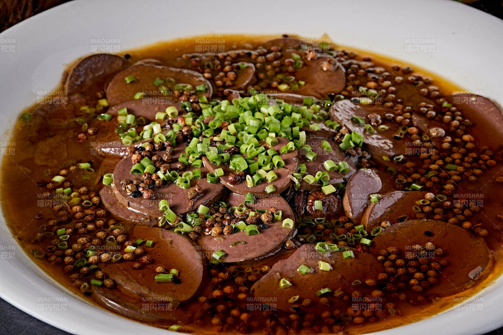 蔥香椒麻煮鴨血