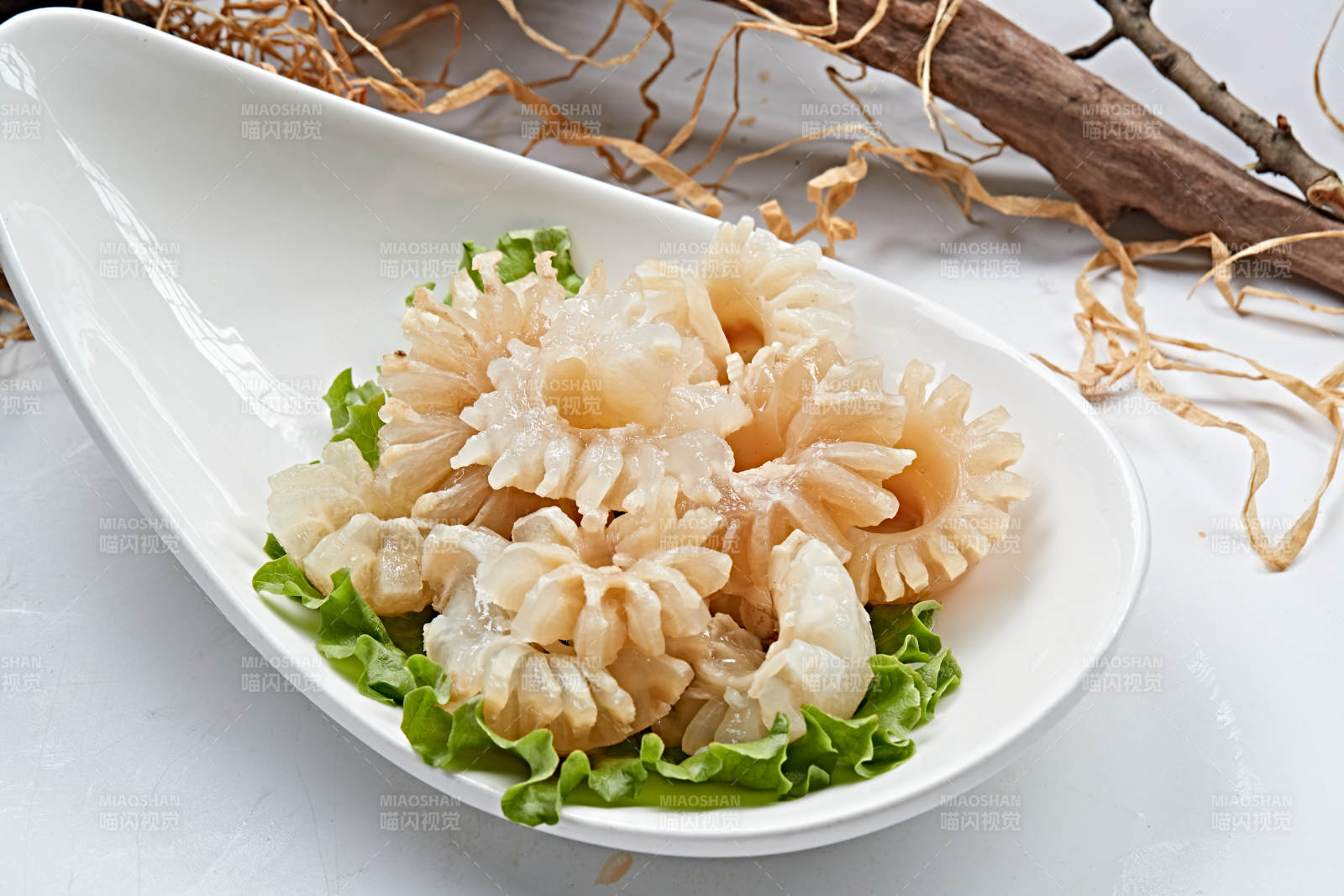 火锅食材牛鞭花