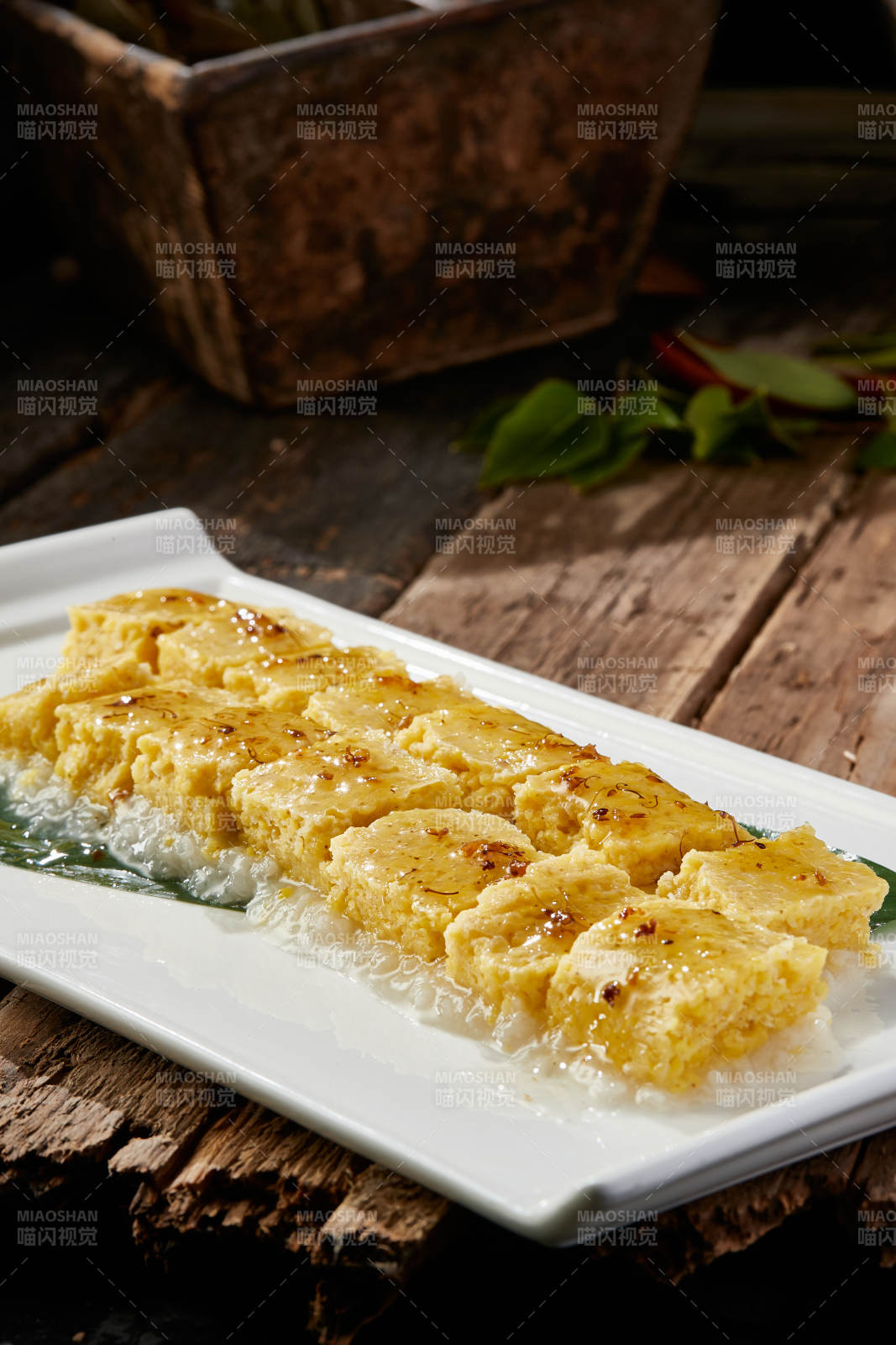 桂花蜂蜜醸小米糯米涼糕